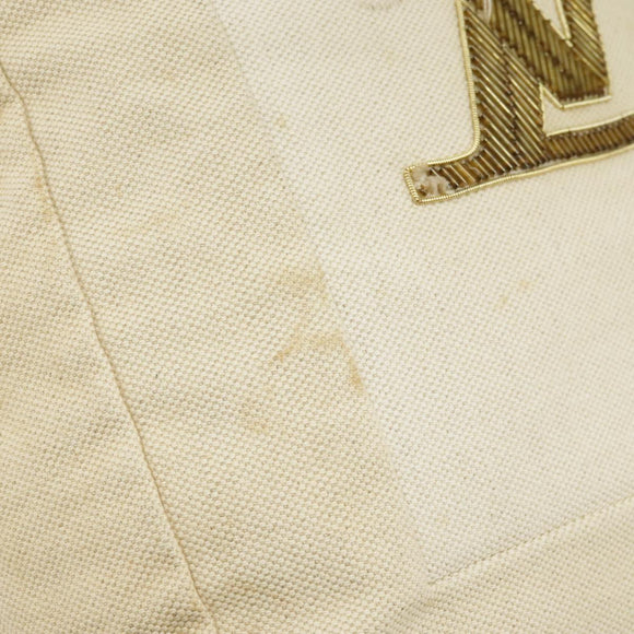 LOUIS VUITTON That's Love MM Tote Bag Canvas Beige M95388 LV Auth bs20420