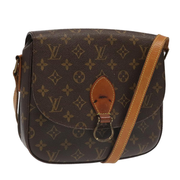 LOUIS VUITTON Monogram Saint Cloud GM Shoulder Bag M51242 LV Auth bs20441