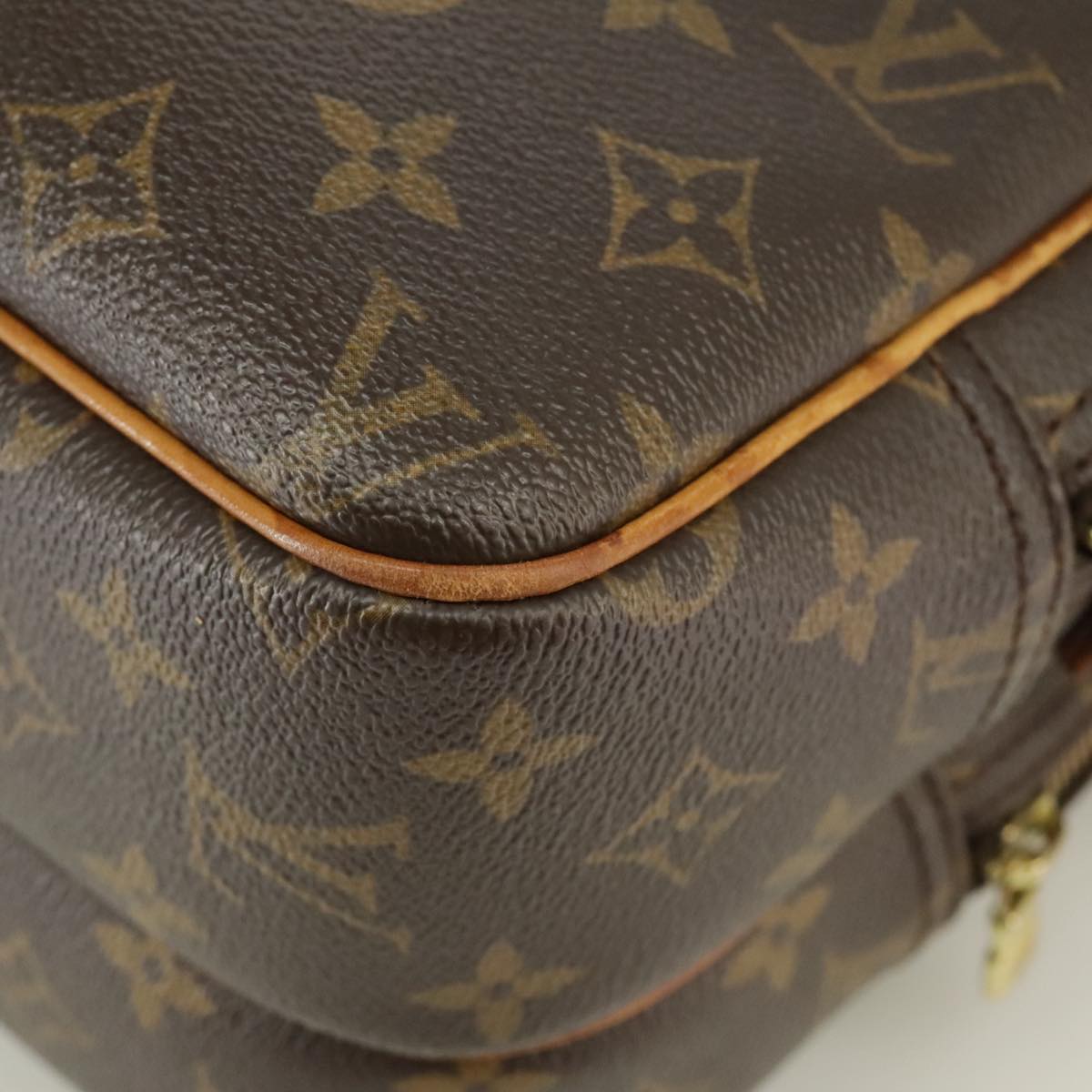 LOUIS VUITTON Monogram Reporter PM Shoulder Bag M45254 LV Auth bs20462