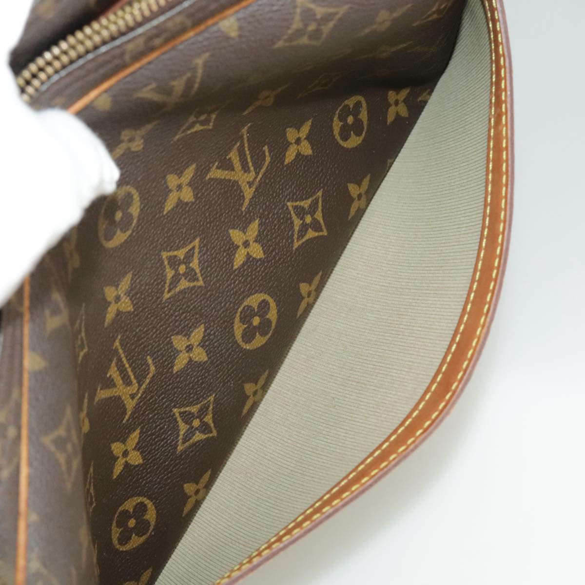 LOUIS VUITTON Monogram Reporter PM Shoulder Bag M45254 LV Auth bs20462