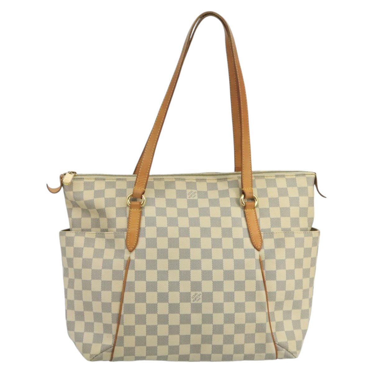 LOUIS VUITTON Damier Azur Totally MM Tote Bag N51262 LV Auth bs20470