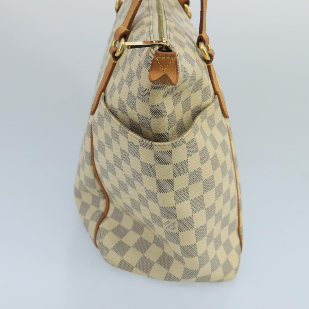 LOUIS VUITTON Damier Azur Totally MM Tote Bag N51262 LV Auth bs20470