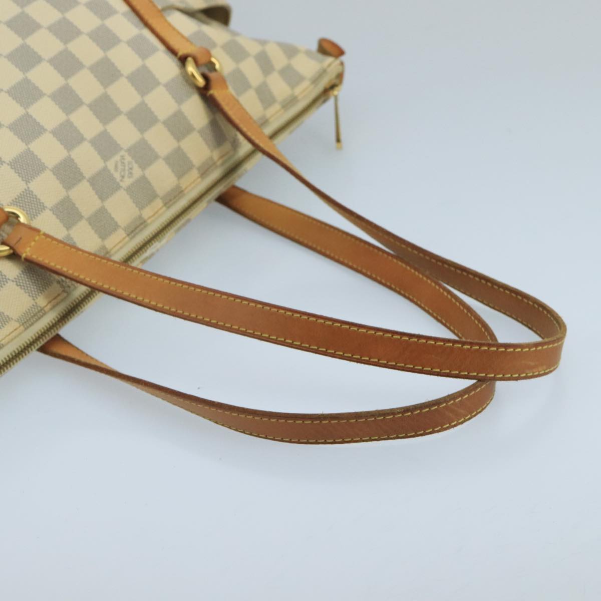 LOUIS VUITTON Damier Azur Totally MM Tote Bag N51262 LV Auth bs20470