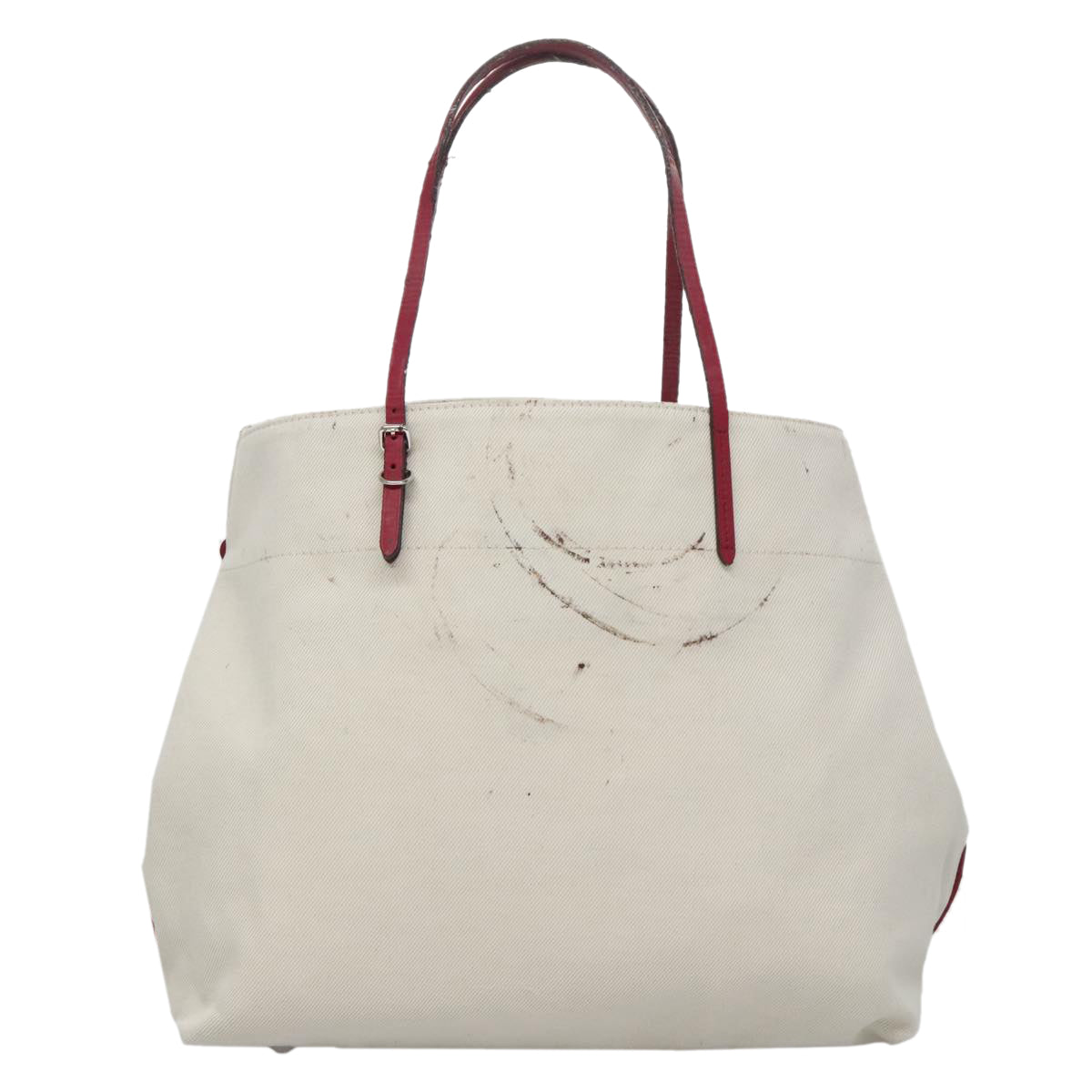 LOUIS VUITTON Cabas MM Tote Bag Canvas White M94502 LV Auth bs20472 - 0