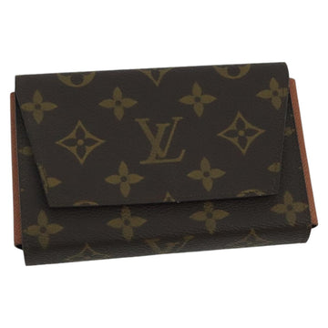 LOUIS VUITTON Monogram Playing Cards Case M58648 LV Auth bs20487