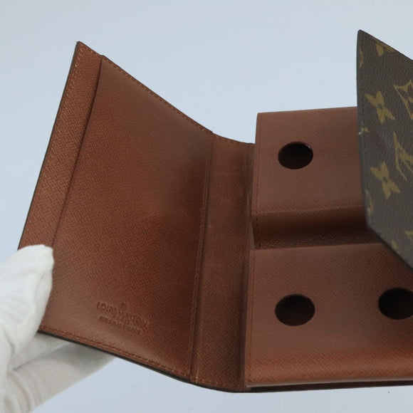 LOUIS VUITTON Monogram Playing Cards Case M58648 LV Auth bs20487