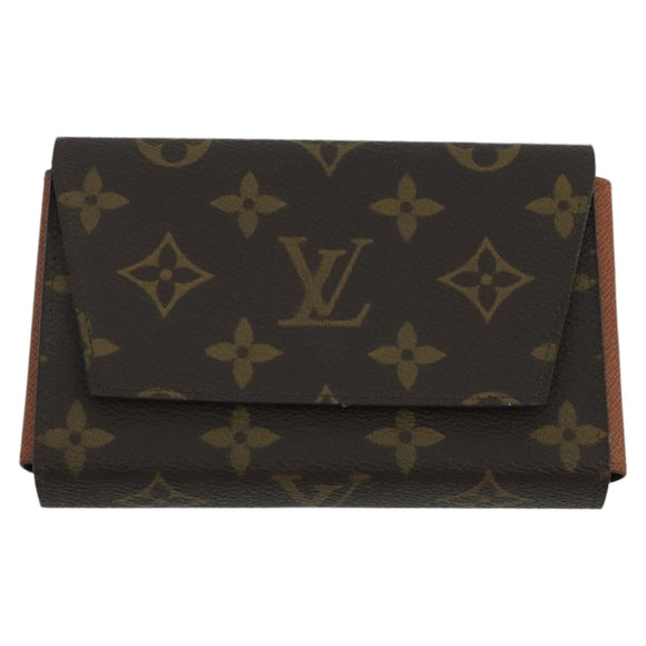 LOUIS VUITTON Monogram Playing Cards Case M58648 LV Auth bs20487