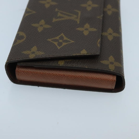 LOUIS VUITTON Monogram Playing Cards Case M58648 LV Auth bs20487