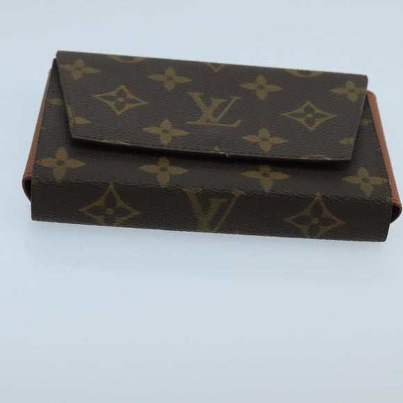 LOUIS VUITTON Monogram Playing Cards Case M58648 LV Auth bs20487