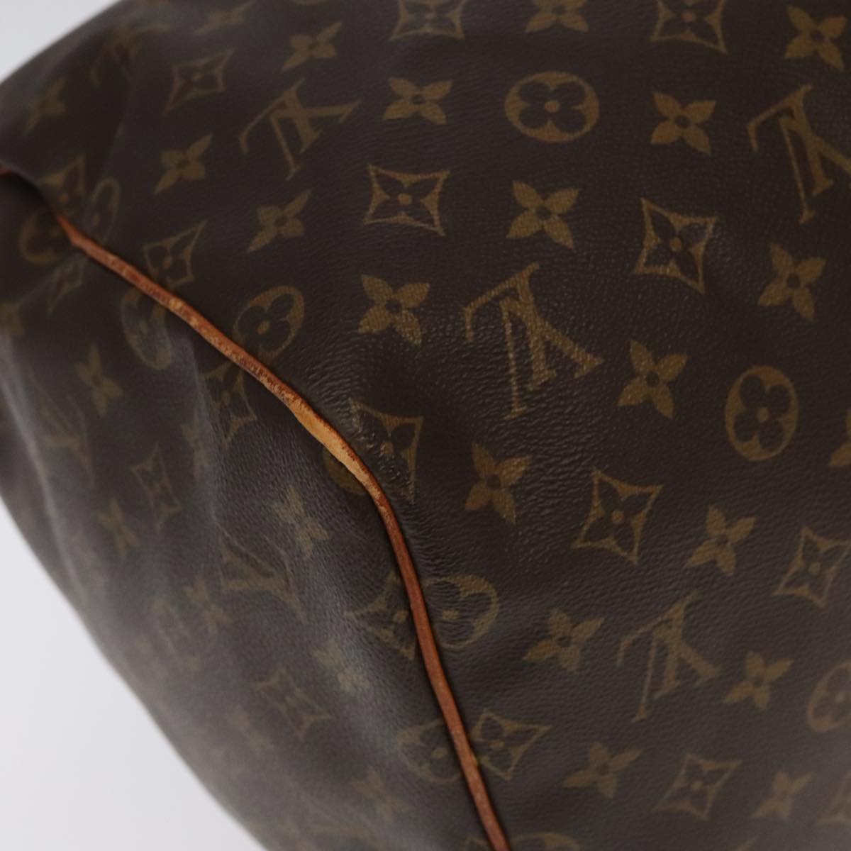 LOUIS VUITTON Monogram Keepall 55 Boston Bag M41424 LV Auth bs20494