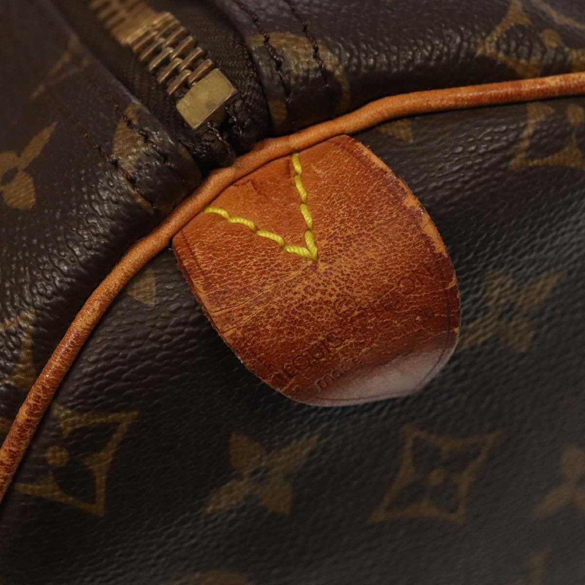 LOUIS VUITTON Monogram Keepall 55 Boston Bag M41424 LV Auth bs20494