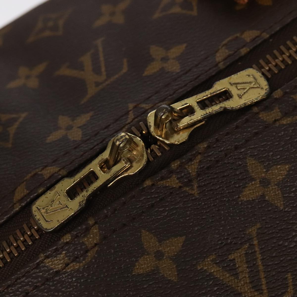 LOUIS VUITTON Monogram Keepall 55 Boston Bag M41424 LV Auth bs20494