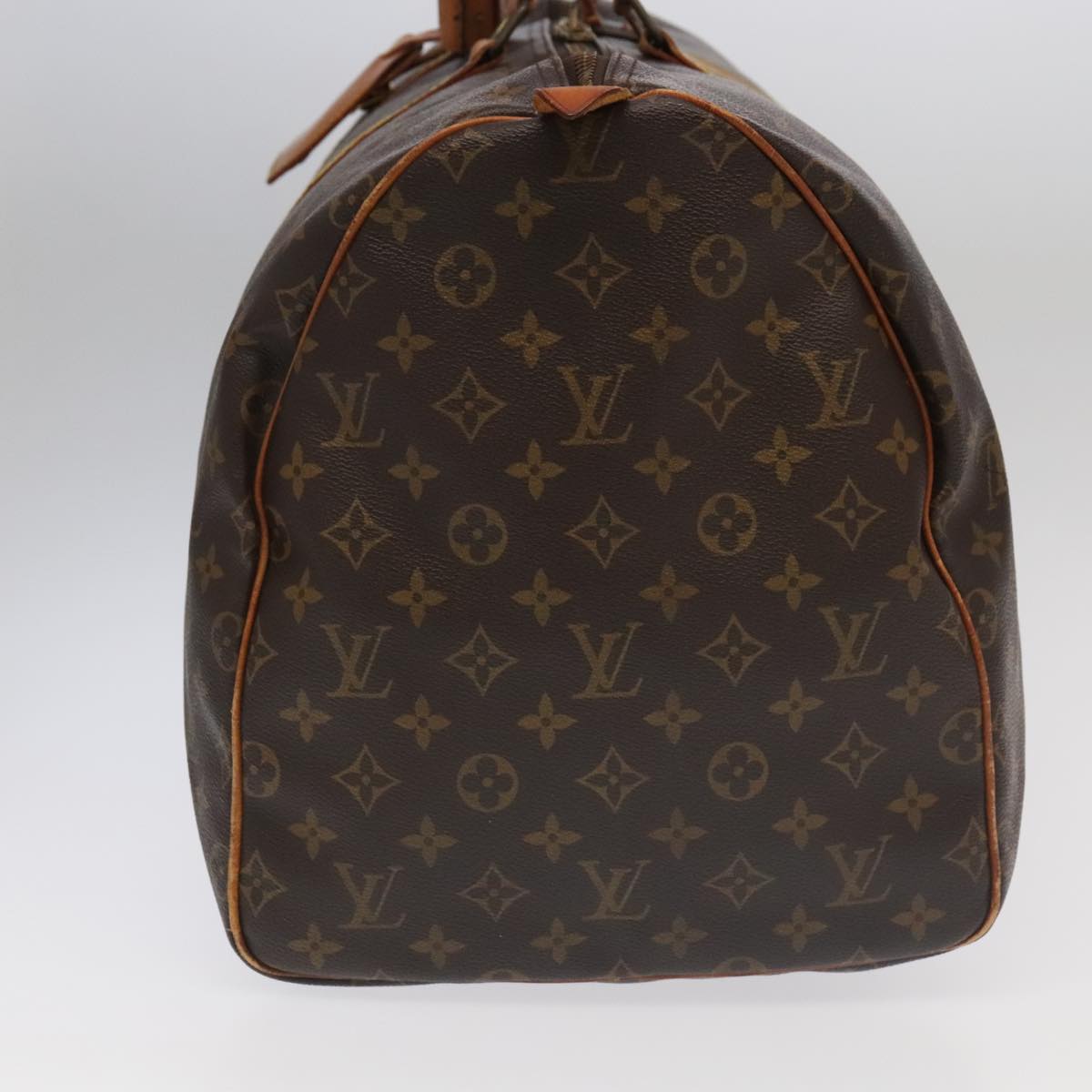 LOUIS VUITTON Monogram Keepall 55 Boston Bag M41424 LV Auth bs20494