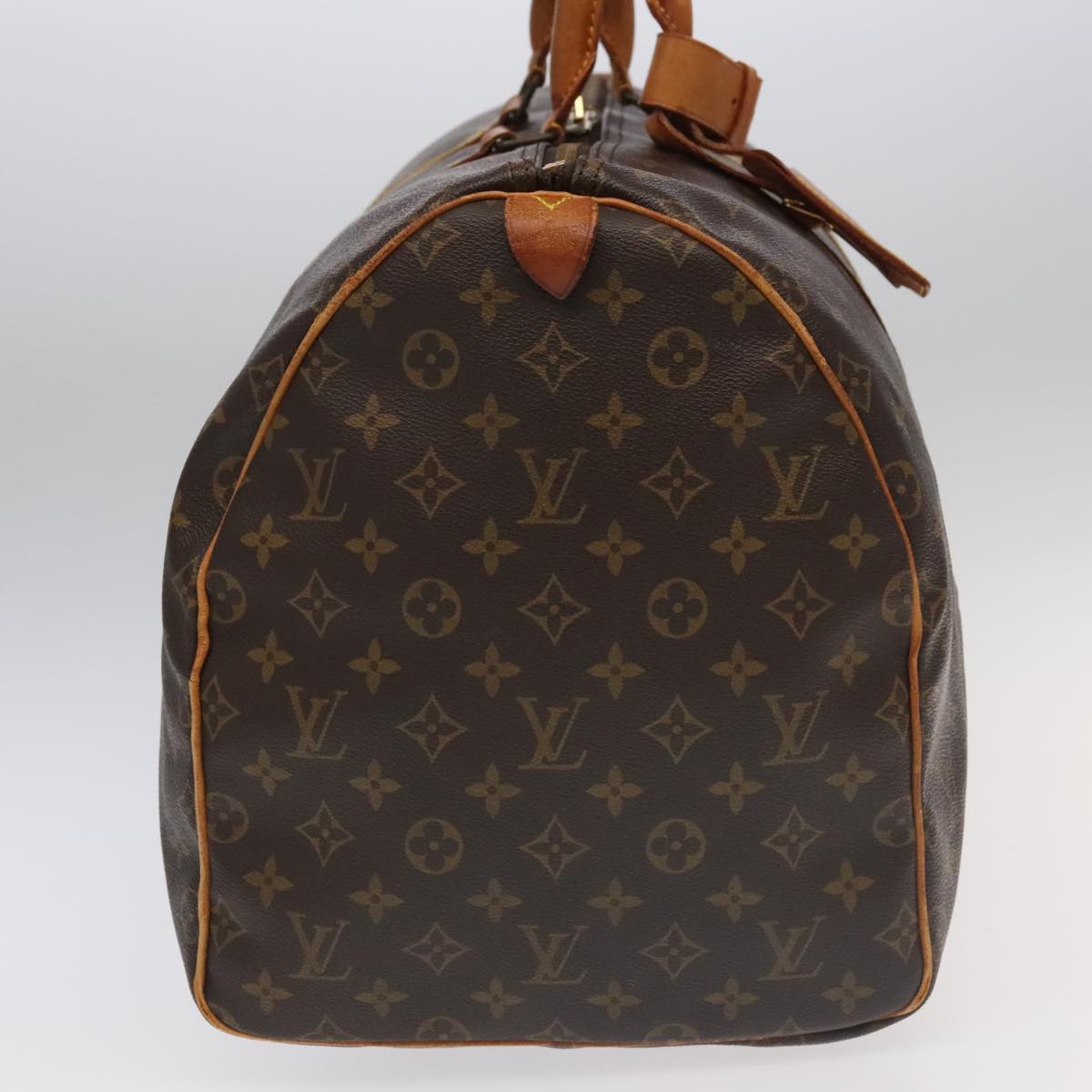 LOUIS VUITTON Monogram Keepall 55 Boston Bag M41424 LV Auth bs20494