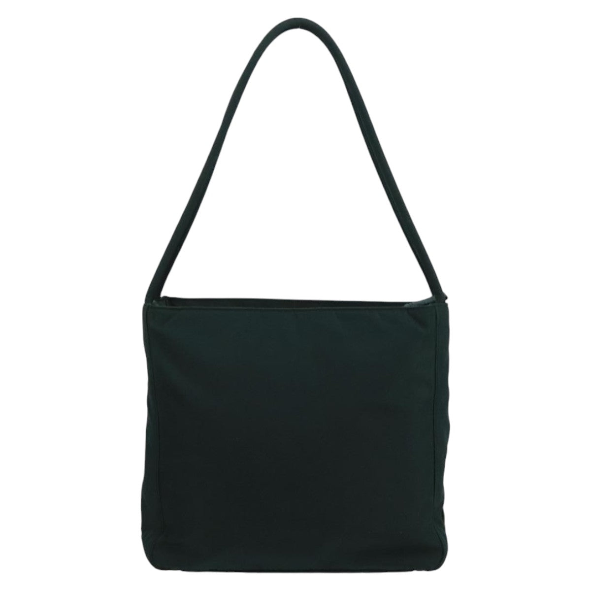 PRADA Tote Bag Nylon Green Silver Auth bs20497 - 0