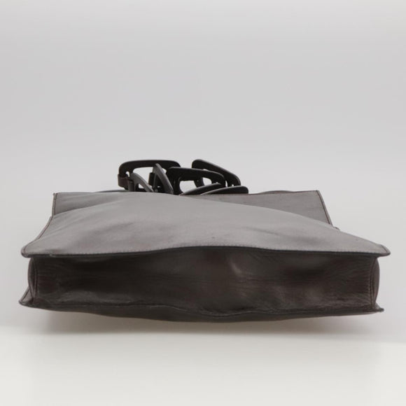 GUCCI Shoulder Bag Nylon Brown Gold Auth bs20545