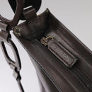 GUCCI Shoulder Bag Nylon Brown Gold Auth bs20545-19