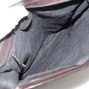 GUCCI Shoulder Bag Nylon Brown Gold Auth bs20545-11