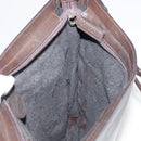 GUCCI Shoulder Bag Nylon Brown Gold Auth bs20545-21