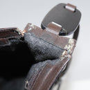 GUCCI Shoulder Bag Nylon Brown Gold Auth bs20545-10