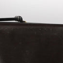 GUCCI Shoulder Bag Nylon Brown Gold Auth bs20545-2
