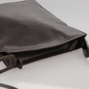 GUCCI Shoulder Bag Nylon Brown Gold Auth bs20545-7