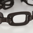 GUCCI Shoulder Bag Nylon Brown Gold Auth bs20545-14