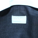 LOEWE Anagram Clutch Bag Leather Light Blue Auth bs20557-10