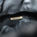 BALLY Shoulder Bag Leather Black Gold Auth bs20559-11