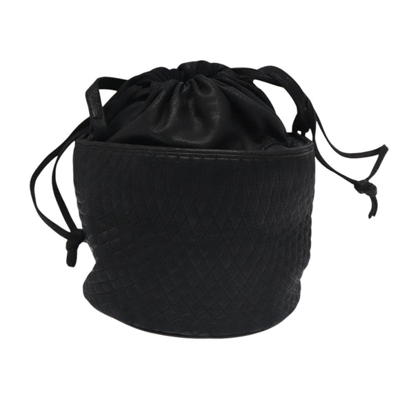 BALLY Shoulder Bag Leather Black Gold Auth bs20559