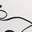 BALLY Shoulder Bag Leather Black Gold Auth bs20559-8