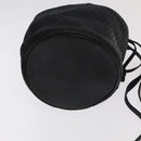 BALLY Shoulder Bag Leather Black Gold Auth bs20559-5