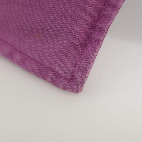 HERMES Bora Bora Pouch MM Pouch Canvas Purple Silver Auth bs20572