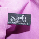 HERMES Bora Bora Pouch MM Pouch Canvas Purple Silver Auth bs20572-10