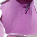 HERMES Bora Bora Pouch MM Pouch Canvas Purple Silver Auth bs20572-11