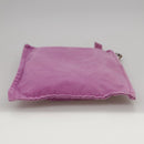HERMES Bora Bora Pouch MM Pouch Canvas Purple Silver Auth bs20572-4