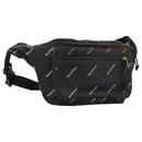 BALENCIAGA Allover Explorer Body Bag Nylon Black 482389 Auth bs20580-1