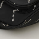 BALENCIAGA Allover Explorer Body Bag Nylon Black 482389 Auth bs20580-14