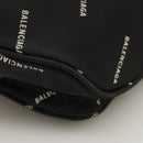 BALENCIAGA Allover Explorer Body Bag Nylon Black 482389 Auth bs20580-16