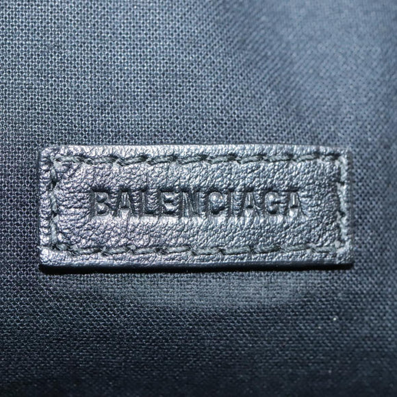 BALENCIAGA Allover Explorer Body Bag Nylon Black 482389 Auth bs20580
