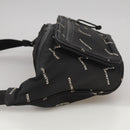 BALENCIAGA Allover Explorer Body Bag Nylon Black 482389 Auth bs20580-3
