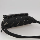 BALENCIAGA Allover Explorer Body Bag Nylon Black 482389 Auth bs20580-6