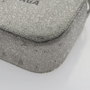 BALENCIAGA Camera bag Every day Shoulder Bag Leather Silver 552372 Auth bs20585-16
