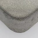 BALENCIAGA Camera bag Every day Shoulder Bag Leather Silver 552372 Auth bs20585-17