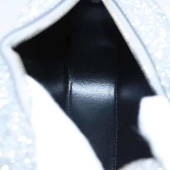 BALENCIAGA Camera bag Every day Shoulder Bag Leather Silver 552372 Auth bs20585