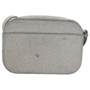 BALENCIAGA Camera bag Every day Shoulder Bag Leather Silver 552372 Auth bs20585-2