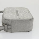 BALENCIAGA Camera bag Every day Shoulder Bag Leather Silver 552372 Auth bs20585-4