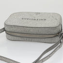 BALENCIAGA Camera bag Every day Shoulder Bag Leather Silver 552372 Auth bs20585-7