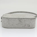 BALENCIAGA Camera bag Every day Shoulder Bag Leather Silver 552372 Auth bs20585-5