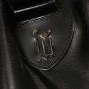 VERSACE Shoulder Bag Leather Black Auth bs20588-17